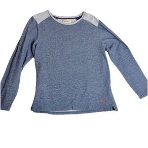 Tommy Bahama Mens Large‎ Blue Heathered Long Sleeve Crew Neck Sweatshirt Marlin